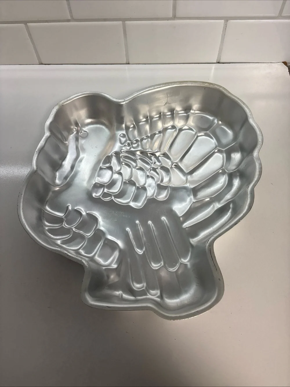 Wilton Party Cake Pan Thanksgiving Holiday Turkey 1979 Vintage 502-2634